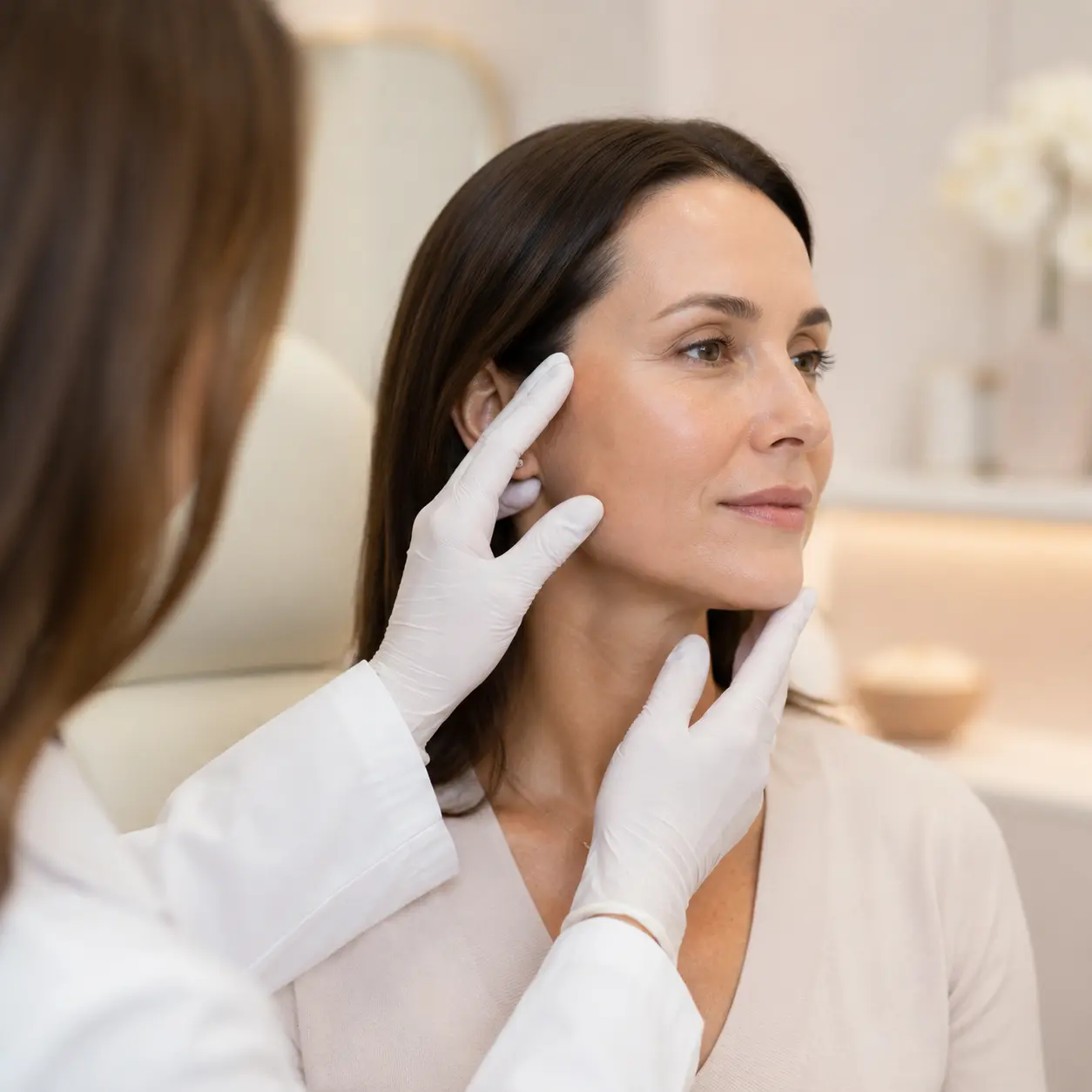 Avaliação para preenchimento facial em Araguari